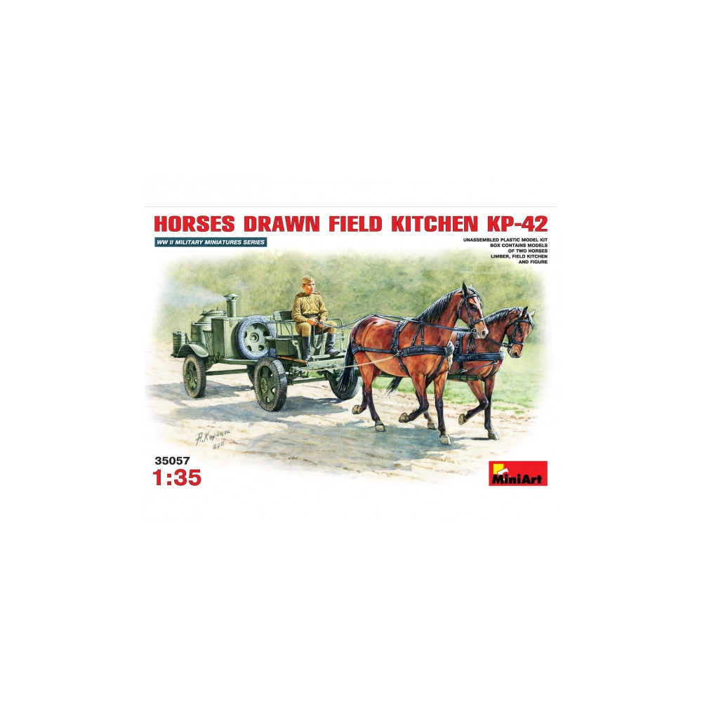 Attelage de cuisine de campagne allemand KP42 1/35 MINIART