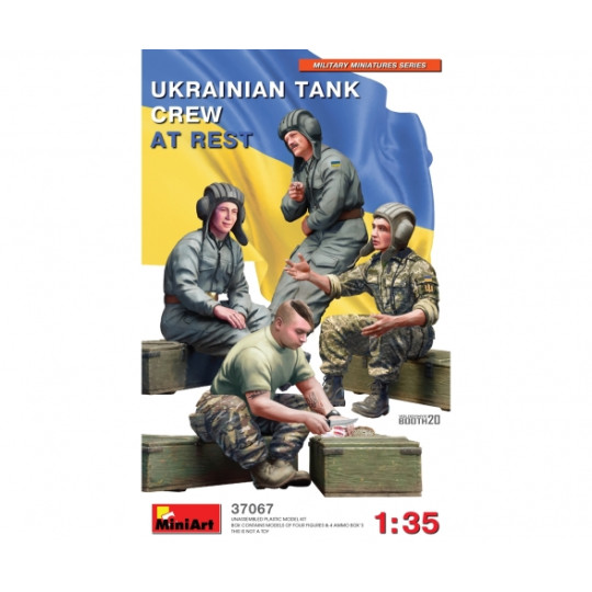 Equipage de char ukrainien au repos 1/35 MINIART