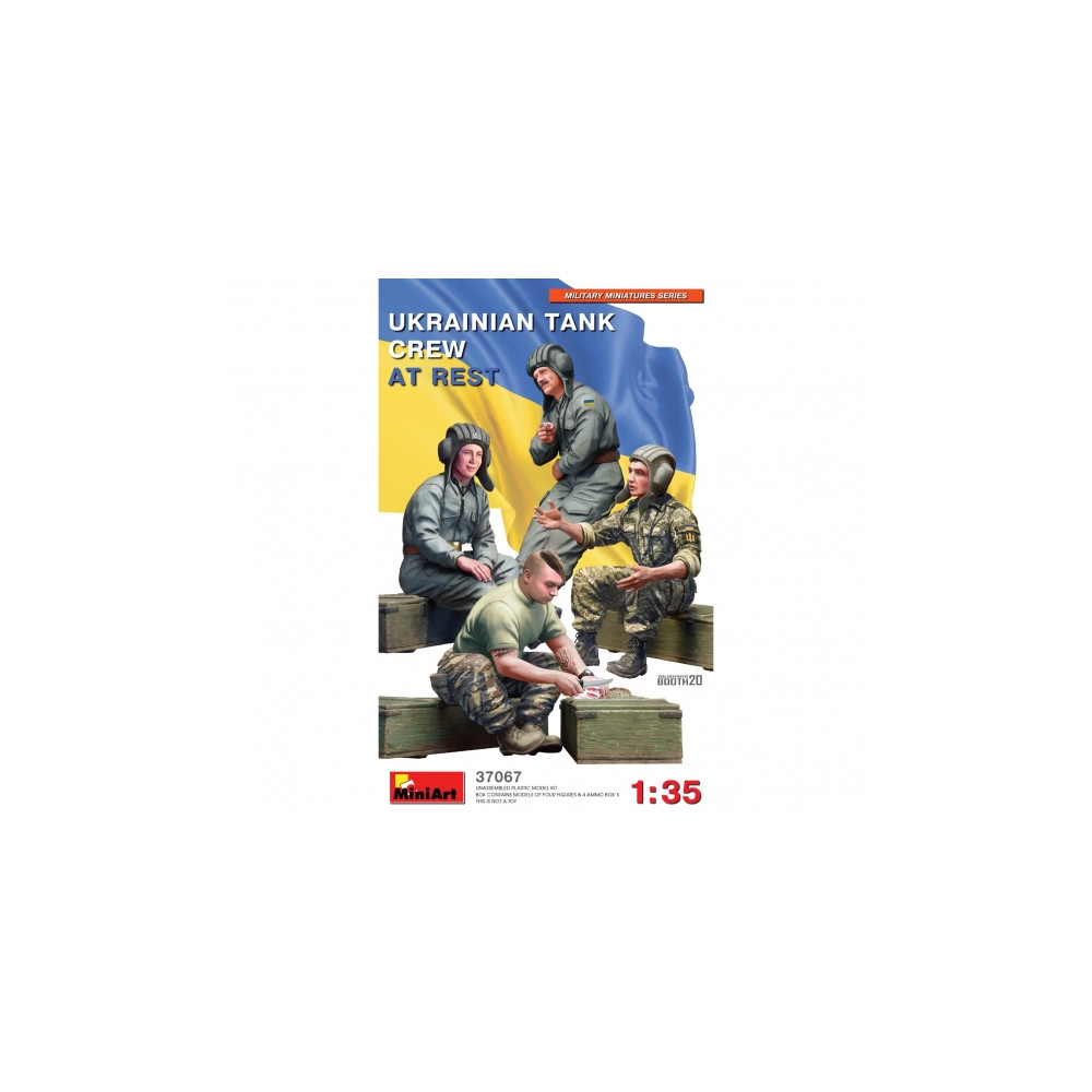 Equipage de char ukrainien au repos 1/35 MINIART