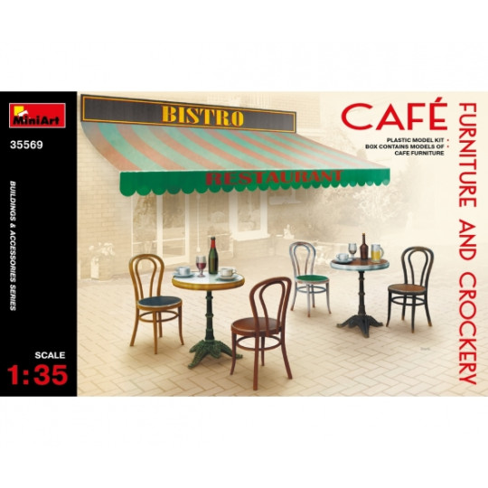 Mobilier et accessoires pour café (bistro) et restaurant 1/35 MINIART