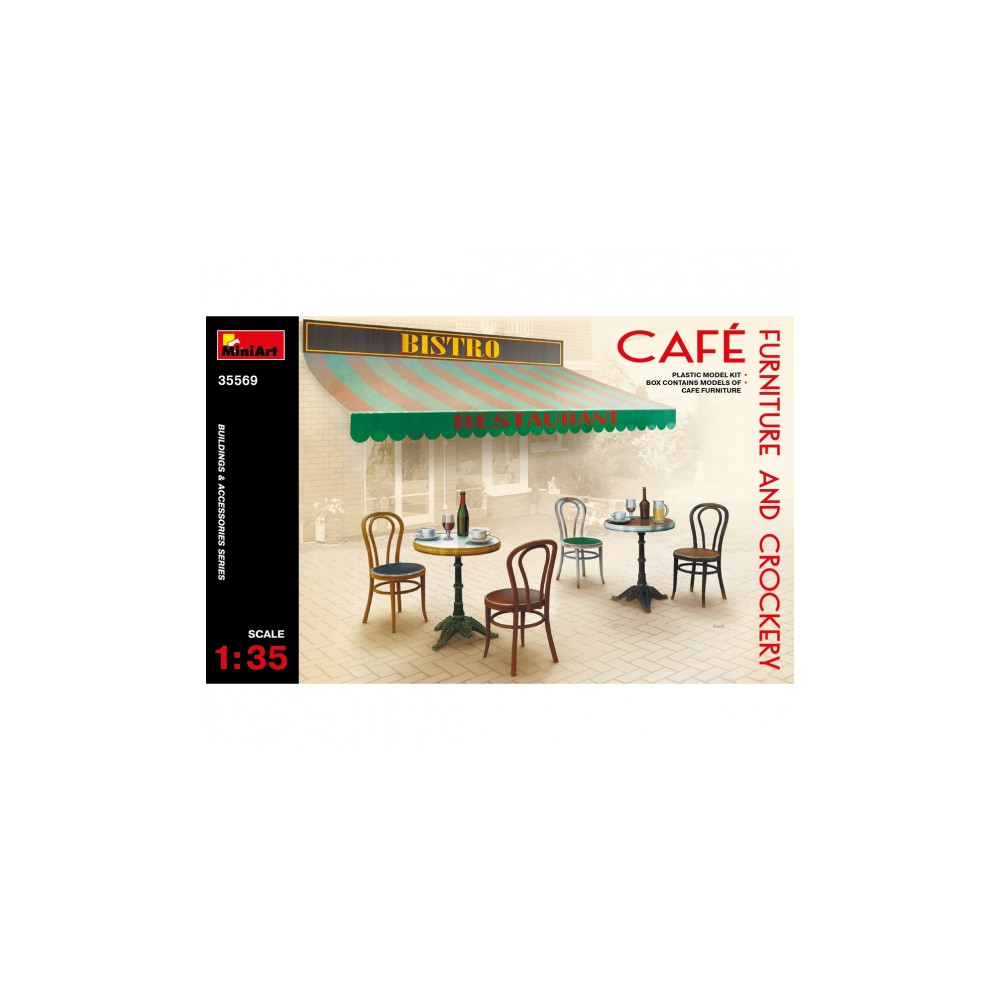 Mobilier et accessoires pour café (bistro) et restaurant 1/35 MINIART