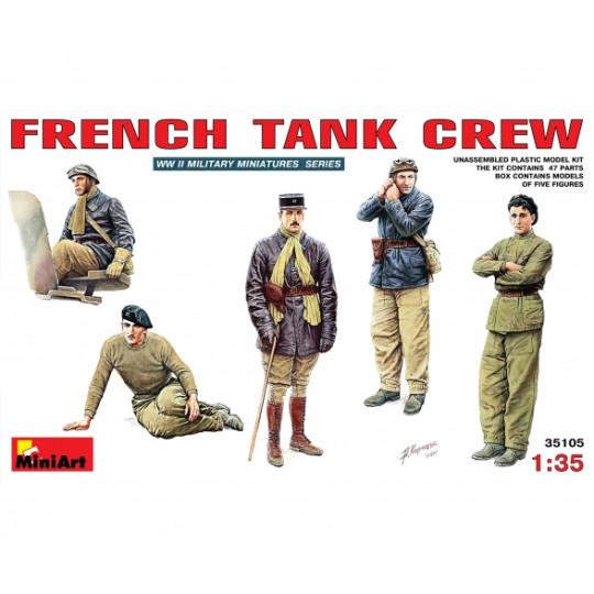 Equipage français de char 1/35 MINIART