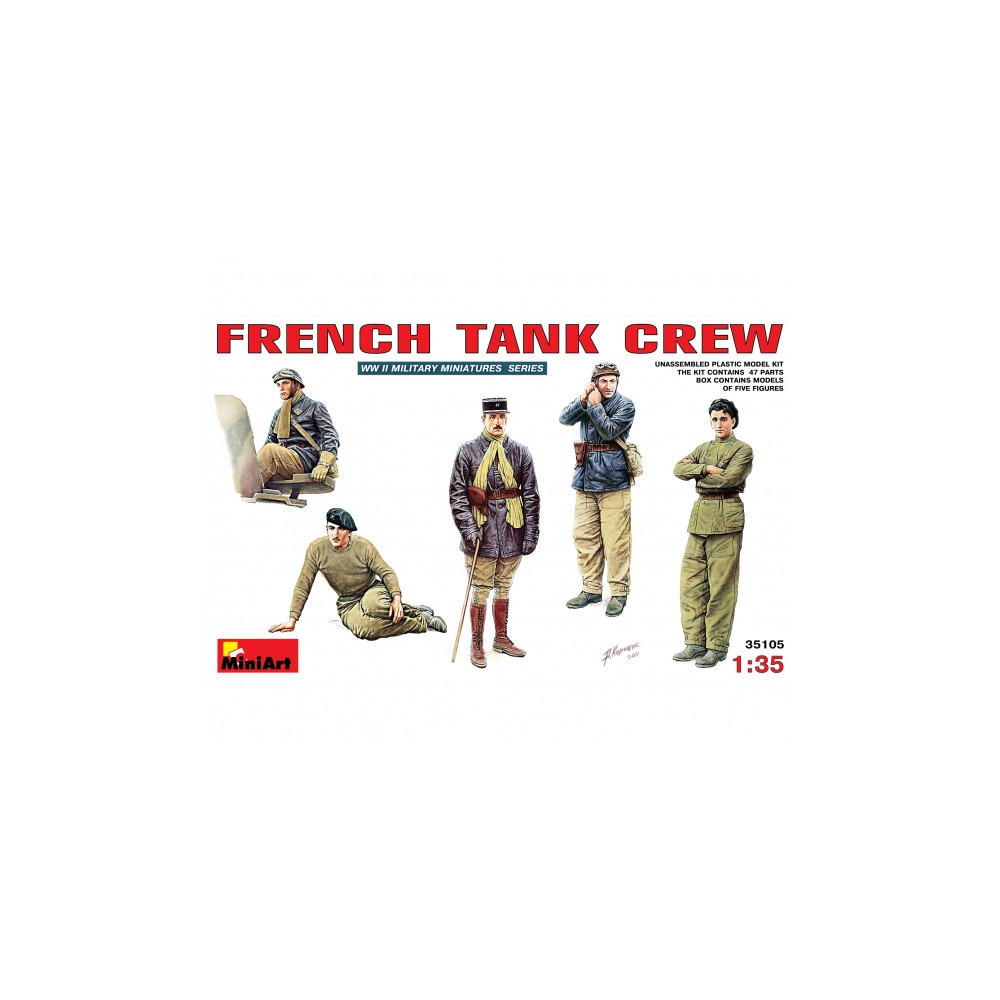 Equipage français de char 1/35 MINIART