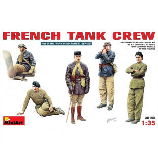 Equipage français de char 1/35 MINIART