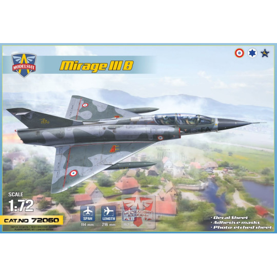 MIRAGE IIIB 1/72 MODELSVIT