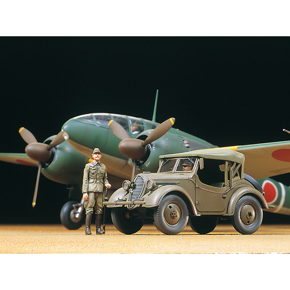 Mistubishi KI-46 + Kurogane 4X4 1/48 TAMIYA