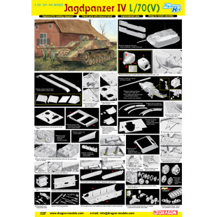 Char Jagdpanzer IV L/70 (V) avec "Magic tracks" 1/35 DRAGON