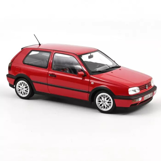 VW Golf GTi 1996 Rouge Flash Red miniature 1/18 NOREV