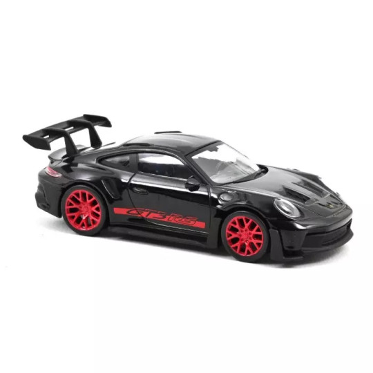Porsche 911 GT3 RS 2022 noir & stickers rouge 1/43 NOREV Jet Car
