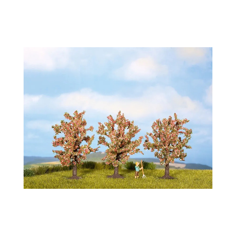 3 arbres fruitiers fleuris NOCH