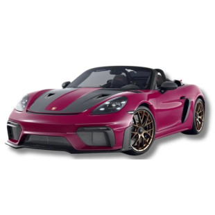 PORSCHE 718 Spyder RS WP Ruby star neo 2023 GT SPIRIT 1/18