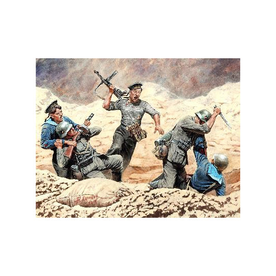 Combats corps à corps sovietiques/allemands Sebastopol 1942 1/35 MasterBox