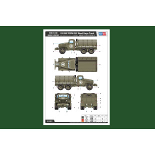 Camion US GMC CCKW-52 maquette 1/35 HOBBY BOSS
