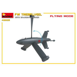 FOCKE WULF "TRIEBFLUGEL" INTERCEPTEUR avec ECHAFAUDAGE - FORCE AÉRIENNE JAPONAISE 1946 (kit de fiction?) 1/35 MINIART
