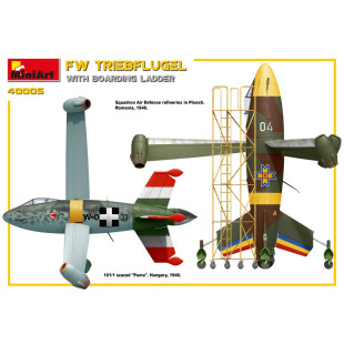 FOCKE WULF "TRIEBFLUGEL" INTERCEPTEUR avec ECHAFAUDAGE - FORCE AÉRIENNE JAPONAISE 1946 (kit de fiction?) 1/35 MINIART