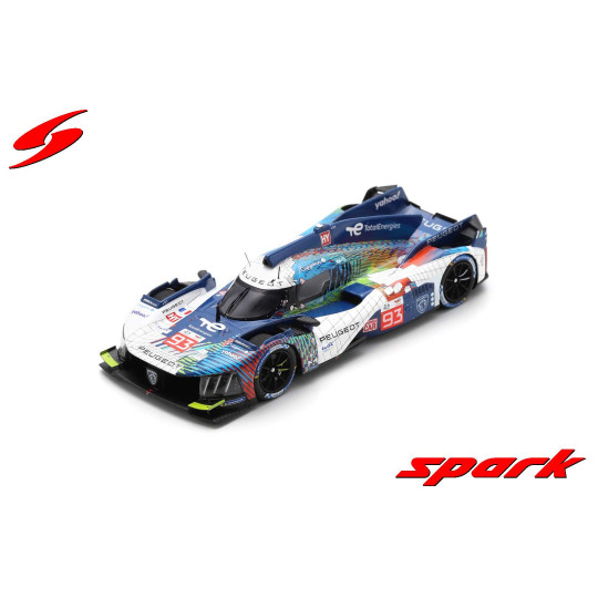 Peugeot 9X8 No.93 PEUGEOT TOTALENERGIES 8th Le Mans 24H 2023 P. di Resta - M. Jensen - J-E. Vergne 1/87 SPARK