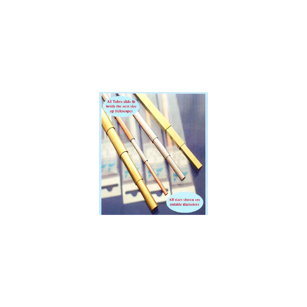 Tubes ronds cuivre 2.0x0425x1.1x350mm 4 pièces ALBION