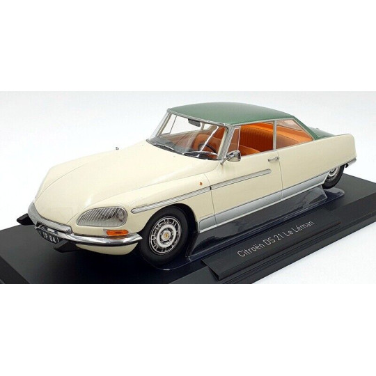 Citroën DS 21 coupé ivoire / vert métal 1/18 NOREV