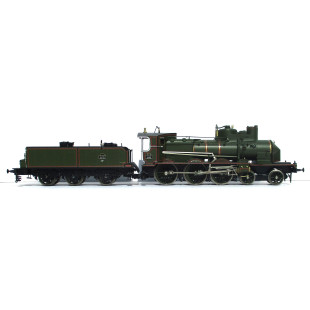 Loco Vapeur  PLM 230 C "Coupe-vent" Digital SNCF HO 1/87 FULGUREX
