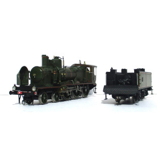 Loco Vapeur  PLM 230 C "Coupe-vent" Digital SNCF HO 1/87 FULGUREX