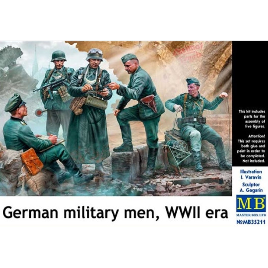 Soldats allemands WW2 1/35 MasterBox