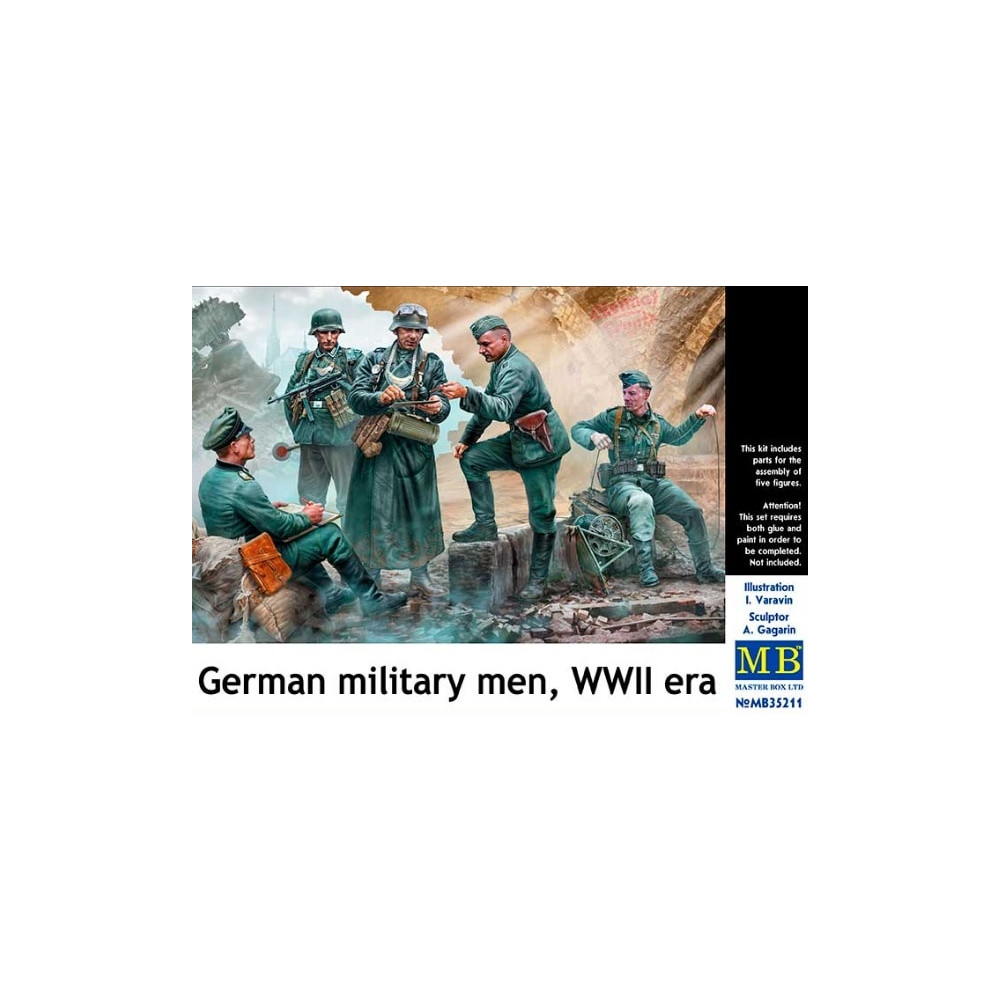 Soldats allemands WW2 1/35 MasterBox