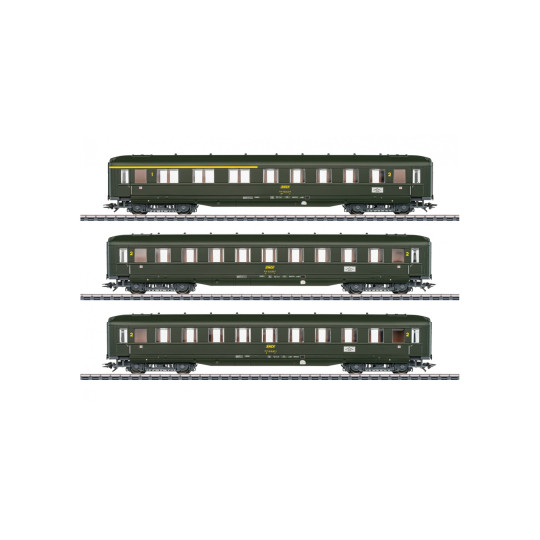 Coffret set 3 wagons voitures bogies voyageurs SNCF 1/87 HO MARKLIN