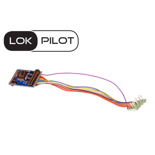 Décodeur LokPilot 5 DCC NEM652 8 pins Trains HO  ESU