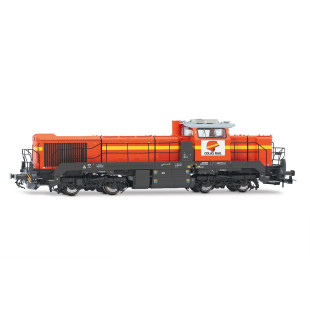 Locomotive Diesel type DE 18 Vossloh Colas travaux HO 1/87 JOUEF