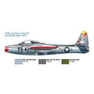 Republic F-84G THUNDERJET 1/72 maquette ITALERI