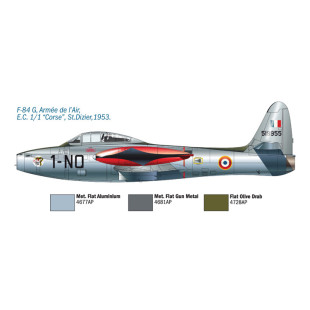 Republic F-84G THUNDERJET 1/72 maquette ITALERI