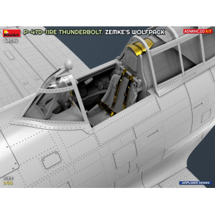 Republic P-47D-11 RE Thunderbolt "Razorback" Wolfpack maquette 1/48 MINIART