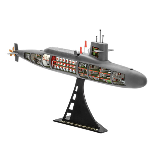 Sous-marin USA lance-missiles SSB Abraham Lincoln avec intérieur 1/253 REVELL