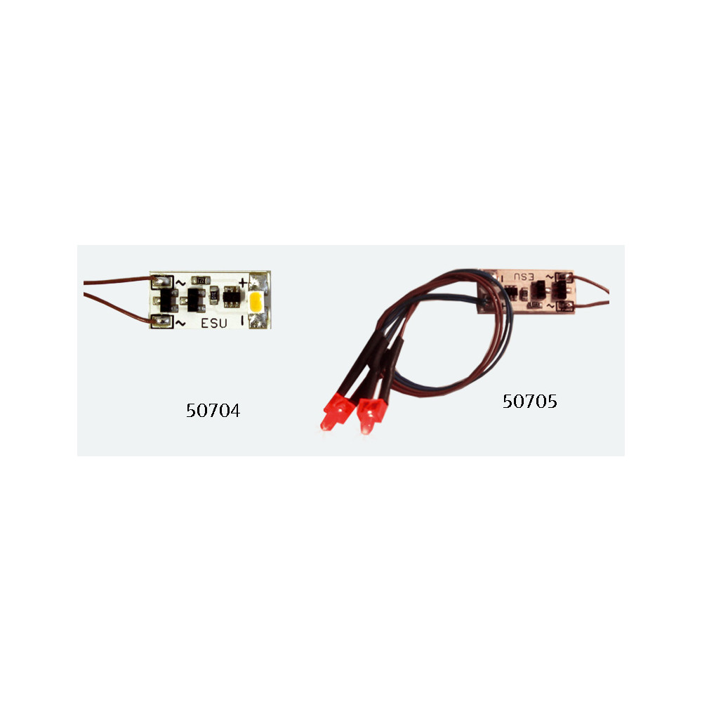 Eclairage cabine à LED Blanc chaud HO 1/87 ESU