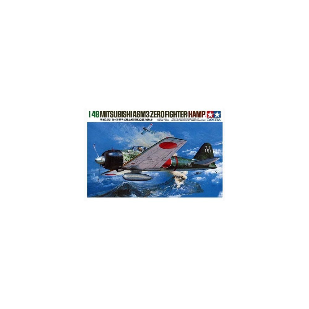 MITSUBISHI A6M3 ZERO FIGHTER HAMP 1/48 TAMIYA