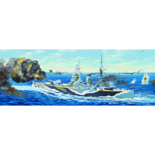 Cuirassé Anglais WW2 HMS RODNEY 1944 1/200 TRUMPETER