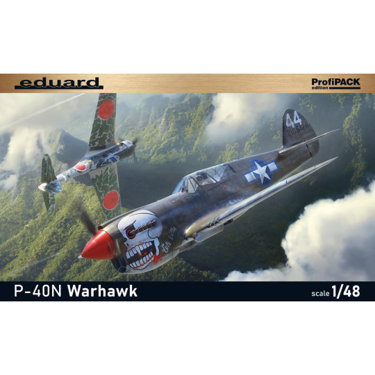 Curtiss P-40-N Warhawk maquette 1/48 EDUARD ProfiPACK