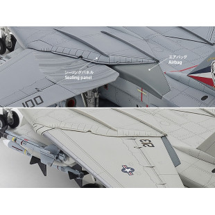 Grumman F-14D Tomcat US Navy maquette  1/72 TAMIYA