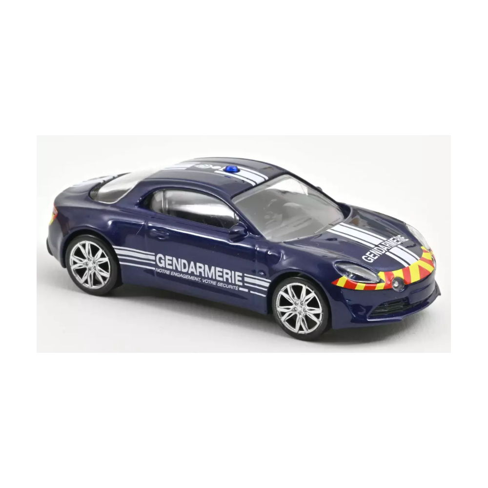 Alpine A110 Bleu Gendarmerie 2017 miniature 1/43 NOREV jet car