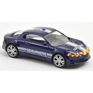 Alpine A110 Bleu Gendarmerie 2017 miniature 1/43 NOREV jet car