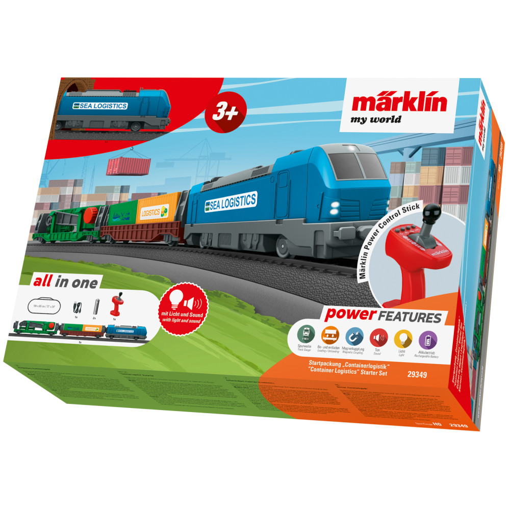 Coffret de départ  train "logistique conteneur" 1/87 Marklin My World