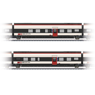 Autorail électrique Voitures de complément coffret 1 RABe 501 Giruno SBB CFF 1/87 HO MARKLIN