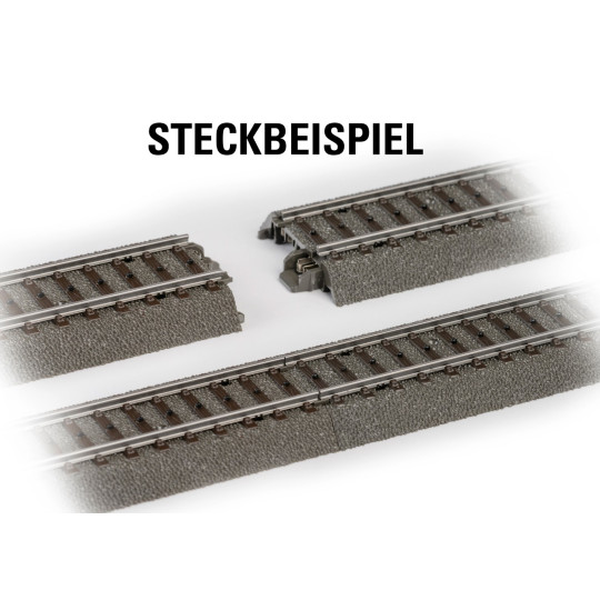 VOIE Rail Elément de voie C droit 360 mm 1/87 MARKLIN
