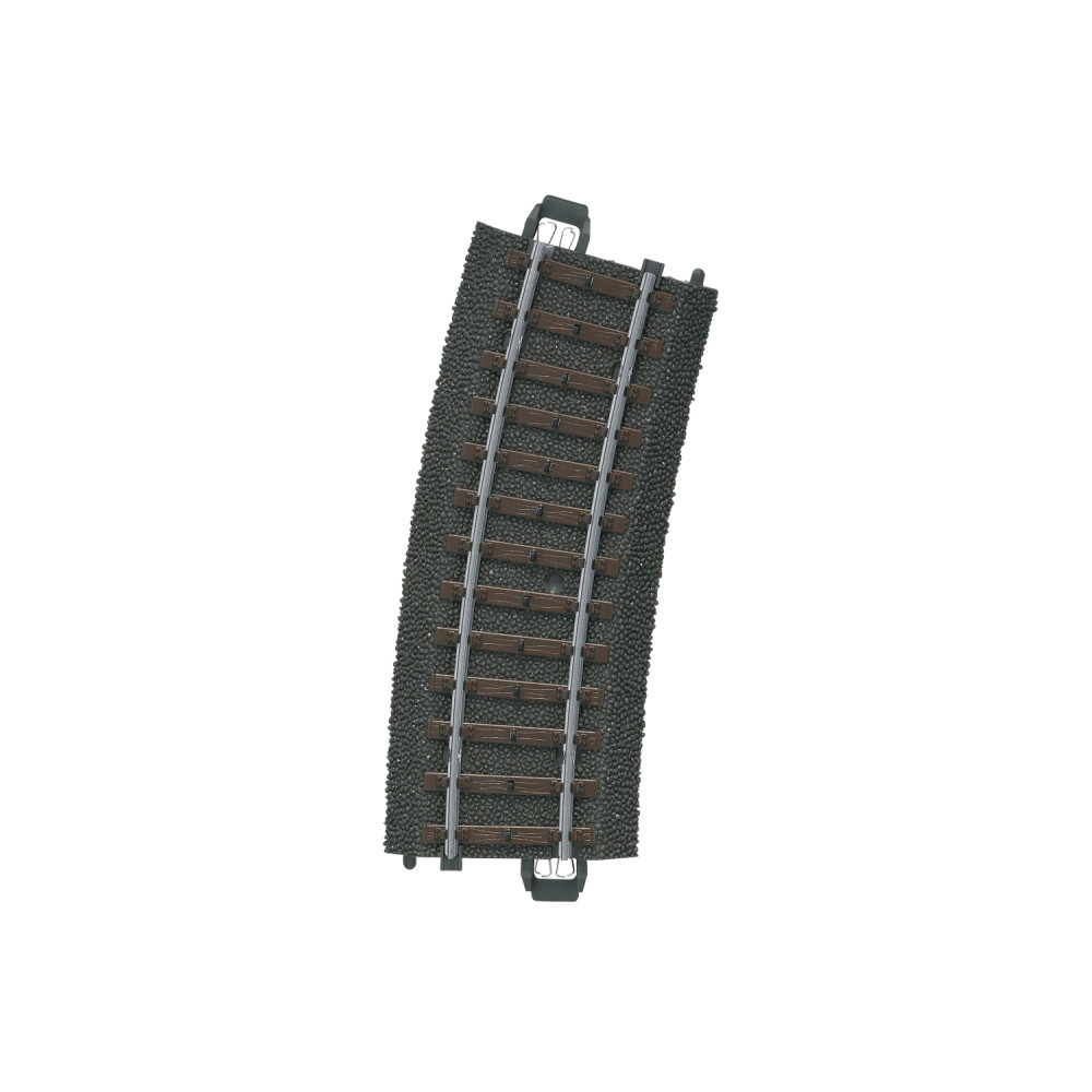 VOIE Rail Elément de voie courbe rayon R1 360 mm / 15° HO 1/87 MARKLIN