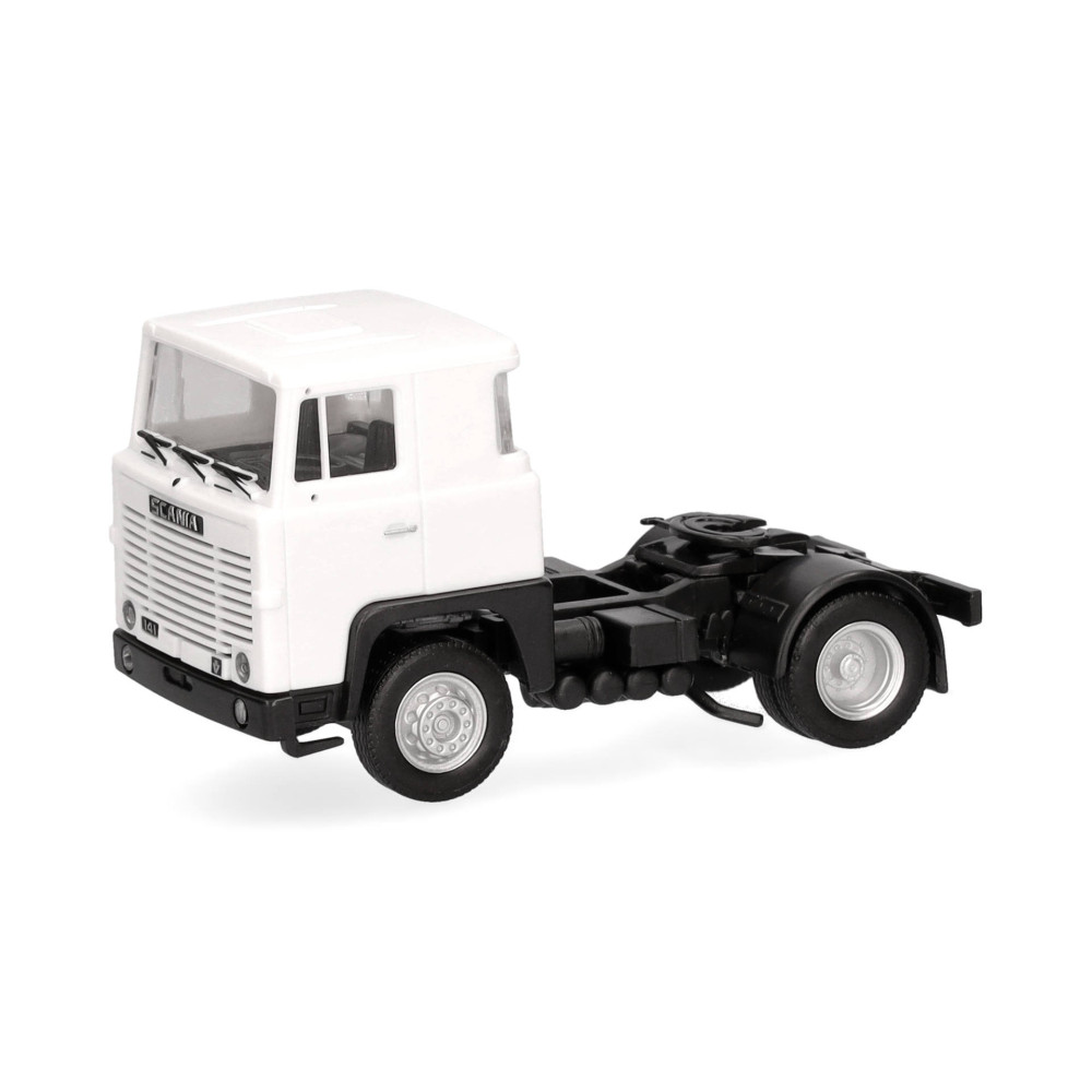 Porteur Scania 141 rigid tractorr 2 essieux blanc 1/87 Herpa