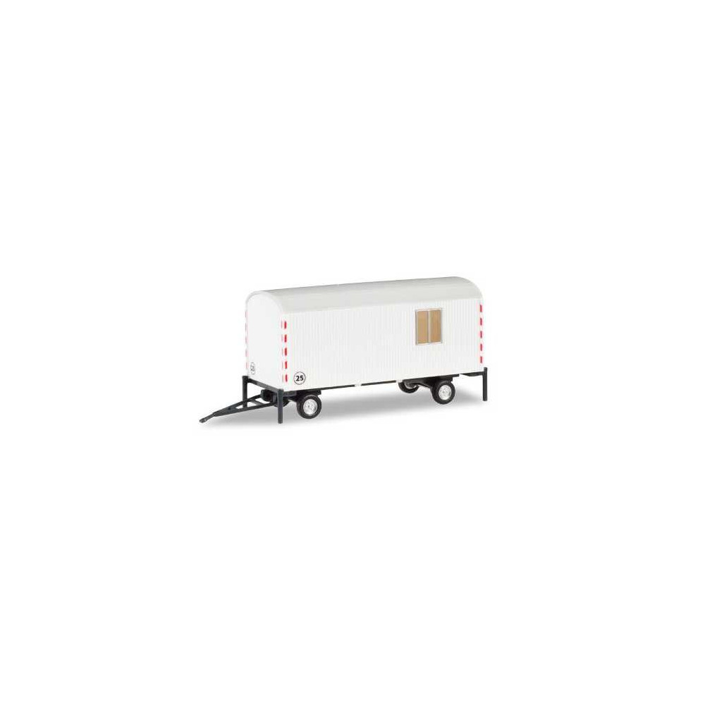Remorque de chantier 1/87 Herpa