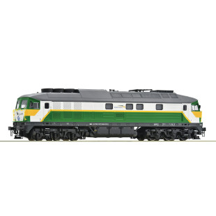 Locomotive DIESEL Digital SON CC série 648 GYSEV ex 233 «Ludmilla»1/87 HO ROCO