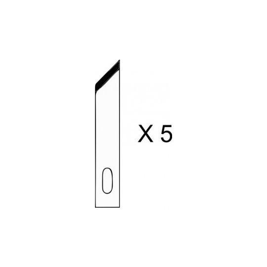 Lames de rechange pour cutter n° 1 (Paquet de 5 pièces) HOLI