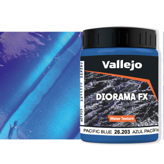 Eaux Bleu Pacific - Pacific blue GEL 200ml VALLEJO PRINCE AUGUST