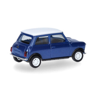 AUSTIN Mini Cooper RL ancienne Bleu Tahiti Blue 1/87 HERPA